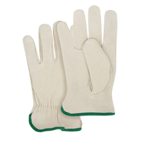 Close-Fit Driver's Gloves, X-Large, Grain Cowhide Palm Action Paper