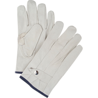 Standard-Duty Ropers Gloves, X-Large, Grain Cowhide Palm Action Paper