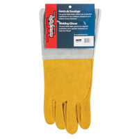 Superior Fit TIG Welding Gloves, Split Deerskin, Size Large Action Paper