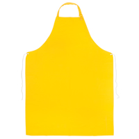 PVC Apron, PVC, Yellow, 35" W x 45" L Action Paper