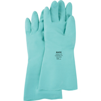 StanSolv&reg; Z-Pattern Grip Gloves, Size 6/X-Small, 13" L, Nitrile, 15-mil Action Paper