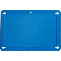 &eacute;tiquette vierge pour vanne, Plastique, 4-3/4" la x 3-1/4" h Action Paper