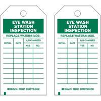 &eacute;tiquettes de rapport d'inspection, Polyester, 4" la x 7" h, Anglais Action Paper