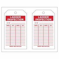 &eacute;tiquettes de rapport d'inspection, Polyester, 4" la x 7" h, Anglais Action Paper