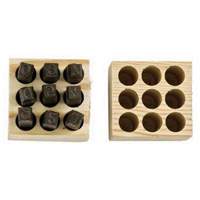 Number Steel Stamp Punch Set, # 4/6/3/2/1/8/9/7/5, 1/4" Action Paper