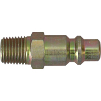 Quick Couplers - 3/8" Industrial, One Way Shut-Off - Plugs, 1/4" Action Paper
