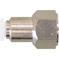 Topfit Female Threaded Y-Connector Fitting, 1/4" Dia, Polymer Action Paper