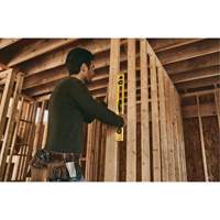 High-Impact ABS Level, I-Beam, 24" L, Plastic, 3, Non-Magnetic Action Paper