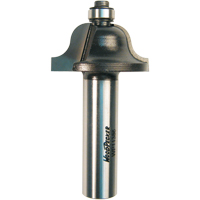 Fraises au carbure Woodpecker, 1" dia., 1/2" tige Action Paper