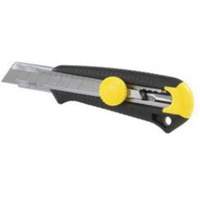 Dynagrip Snap-Off Knife, 18 mm, Steel, Plastic Handle Action Paper