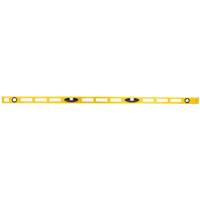 ABS Level, I-Beam, 48" L, Plastic, 3, Non-Magnetic Action Paper