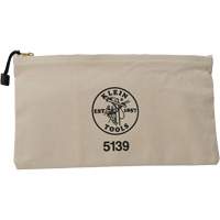 Zipper Tool Pouch, Canvas, 1 Pockets, Beige Action Paper