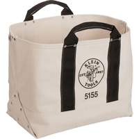 Heavy-Duty 17" Tool Bag, Canvas, 1 Pockets, Beige/Black Action Paper