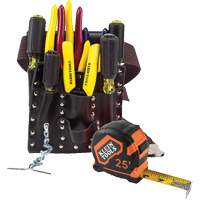 Electricians Tool Set, Leather, White Action Paper