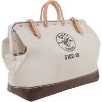 Heavy-Duty 18" Tool Bag, Canvas, 1 Pockets, Beige Action Paper