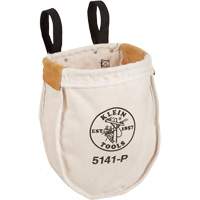 Utility tool Bag with Loop Connection, Canvas, 2 Pockets, Beige/Black Action Paper