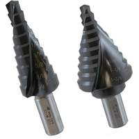 Multi-Step Drill Bit Set, 3 Pieces, High Speed Steel Action Paper