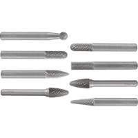 AllSteel Carbide Burr Set, 8 Pieces Action Paper