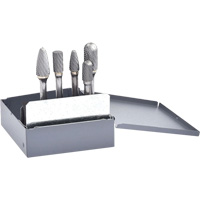 Jeu de fraises en carbure &agrave; double coupe, 5 morceaux Action Paper