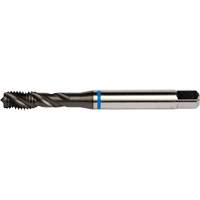 Blue Shark Spiral Flute Tap, High Speed Cobalt, 1/4"-28 Thread, 3.15" L Action Paper
