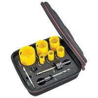 Trousse de scie pour plombier pour trou &agrave; coupe profonde, 10 morcea Action Paper