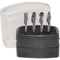 Double Cut Rotary Burr Set, 8 Pieces Action Paper