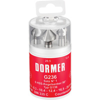 90° Countersink Set, 6 Pieces Action Paper