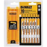 U-Shank Jigsaw Blade Set with Case Action Paper