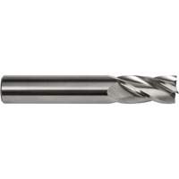 S134 End Mill, 1/8" Dia., 1-1/2" L, 4 Flutes, 1/8" Shank, Carbide Action Paper