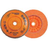 Disque &agrave; lamelles Enduro-Flex Turbo, 4-1/2" x 5/8"-11, Grain 36/60 Action Paper