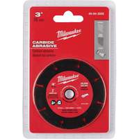 Carbide Abrasive Blade, 3" x 3/8" Arbor, Silicon Carbide, 20000 RPM Action Paper