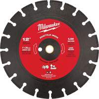 Lame de scie circulaire pour la fonte ductile, 12", Pour Fonte ductile Action Paper