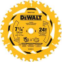 Lame de scie circulaire, 7-1/4", 24 dents, Pour Bois Action Paper