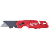FASTBACK Folding Utility Knife, Metal Handle Action Paper
