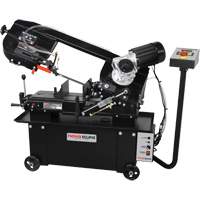 Nova DVR Metal Cutting Bandsaw, Horizontal, 7" rond et 7" x 12" rectangulaire Cutting Capacity Action Paper