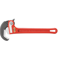 RapidGrip Pipe Wrench, 1" Jaw Capacity, 10" Long Action Paper
