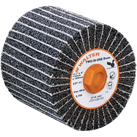 Two-in-One Finishing Drum, 4" W Action Paper