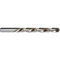 Jobber Drill Bit, High Speed Steel, 3/32", 2-1/4" L, 1-1/4" Flute, 118° Point Angle Action Paper