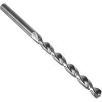 Parabolic Flute Taper Length Drill Bit, 9.50 mm, High Speed Steel, 115 mm Flute, 135° Point Action Paper