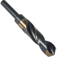 1/2" Reduced Shank Drill Bit, 17/32", High Speed Cobalt, 3" Flute, 118° Point Action Paper