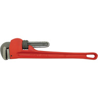 Cl&eacute; &agrave; tuyaux, Cap des m&acirc;choires 2-1/2", Longueur 18", Fini Rev&ecirc;tement en poudre, Prise Aucune Action Paper