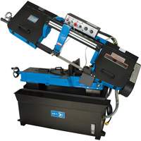 JHBS-916 Metal Bandsaw, Horizontal, 9" Round and 1-3/8" x 16" - 9" x 12" Rectangular Cutting Capacity Action Paper