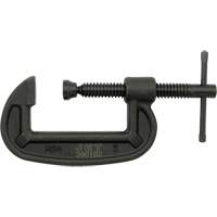 Heavy-Duty C-Clamp, 2" (50.8 mm) Capacity, 1" (25.4 mm) Throat Depth Action Paper