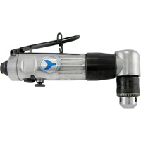 Heavy-Duty Reversible Angle Head Drill, 3/8" Chuck, 1700 No Load RPM Action Paper