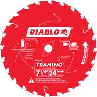 Framing Saw Blade, 7-1/4", 24 Teeth, Wood Use Action Paper