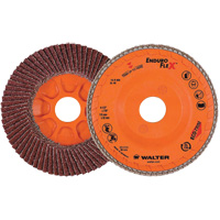 Disque &agrave; lamelles Enduro-Flex, 4-1/2" x 7/8", Type 27, Grain 40, Alumine de zirconium Action Paper