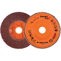 Disque &agrave; lamelles Enduro-Flex, 5" x 7/8", Type 27, Grain 40, Alumine de zirconium Action Paper