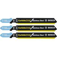 Jig Saw Blades Expert for All Purpose, Carbide, T-Shank, 3-1/4" L Action Paper