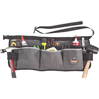 13-Pocket Waist Aprons, Canvas, Grey Action Paper