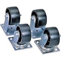 4" Casters Action Paper